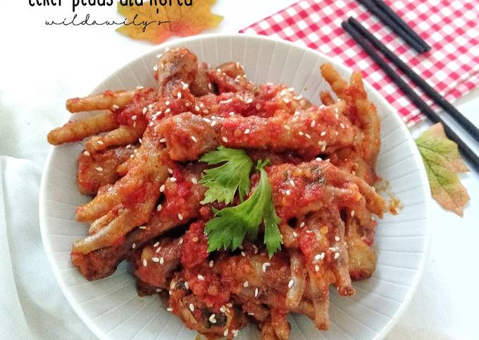 Resep Maeun Dakbal Ceker Pedas Ala Korea Oleh Wilda Wily Cookpad