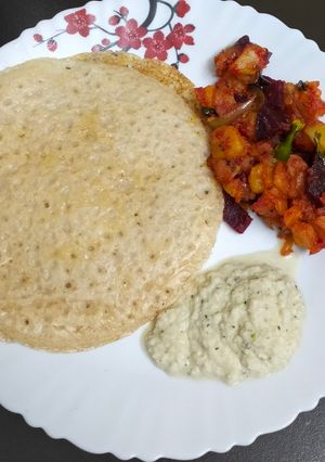 राइस सूजी के उत्तपम रेसिपी मुख्य फोटो