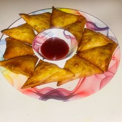 A picture of Paneer samosa.