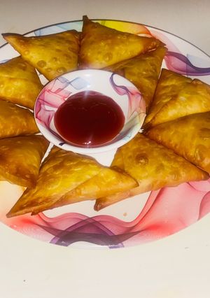 A picture of Paneer samosa.