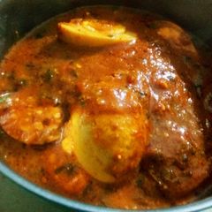 A picture of Egg Curry.