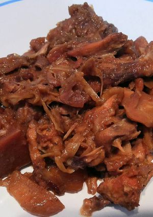 A picture of Slow Cooker Gudeg.