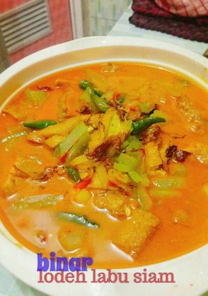 Foto resep Lodeh labu siam