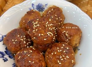 Hình của món Thịt Băm Viên Sốt Nước Tương.