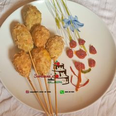 A picture of Stick yam balls.