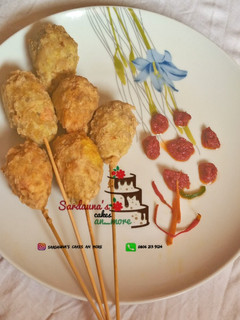 A picture of Stick yam balls.