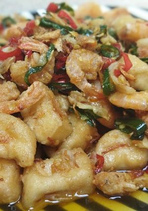 Foto resep Tahu udang cabe garam