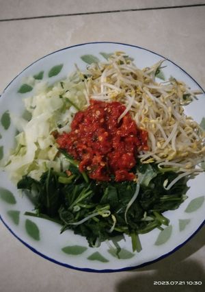 Foto resep Urap sambal Korek