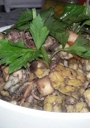 Foto resep Tucumpe - Tumis Asin Cumi Tempe