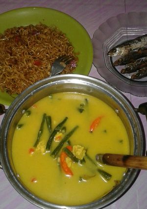 Foto resep Lodeh kacang panjang tempe