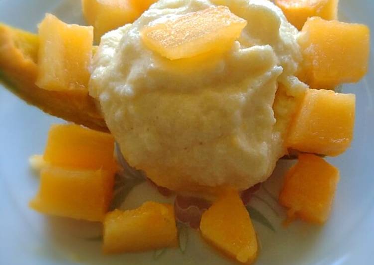 Steps to Prepare Speedy MuskMelon Icecream