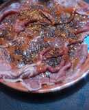 Cecina ranchera para los muertos las correa. México