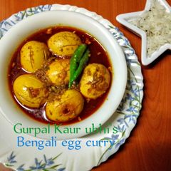 Bengali egg curry 🥚🥔🍅🧅🍂🌿 A picture of Bengali egg curry 🥚🥔🍅🧅🍂🌿.