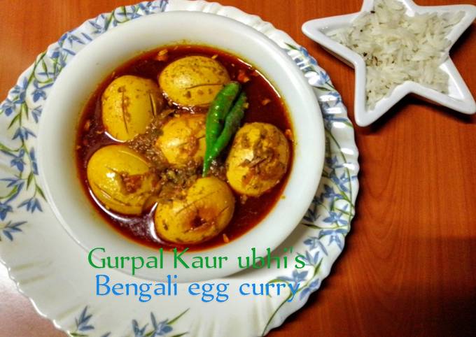 Bengali Egg Curry Recipe By Gurpal Kaur Ubhi Cookpad