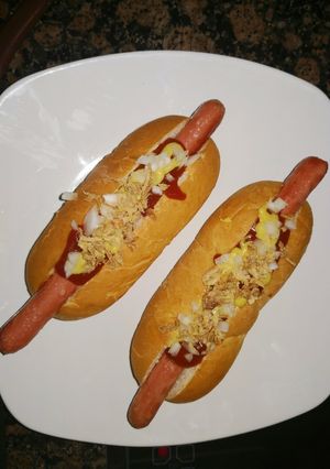 Una foto de Perritos calientes