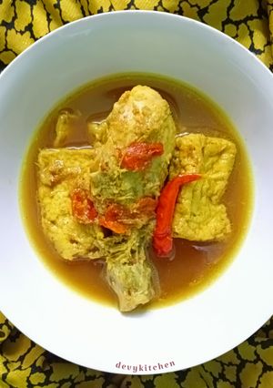 Foto resep 397. Sop Gulai Ayam (+ Tahu) Khas Yogyakarta