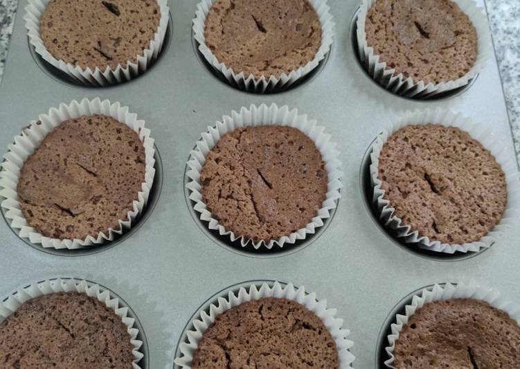 Cupcake de chocolate