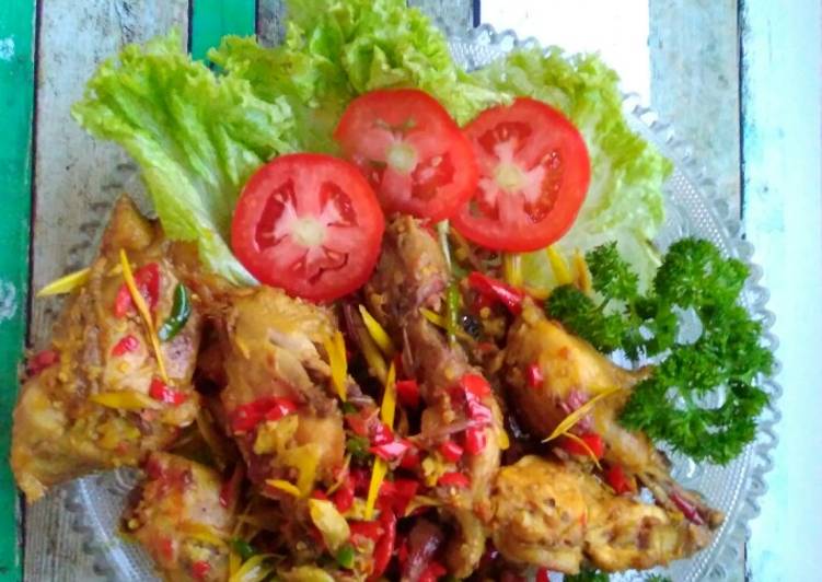 Resep Ayam Betutu (pake ayam negri), Enak Banget