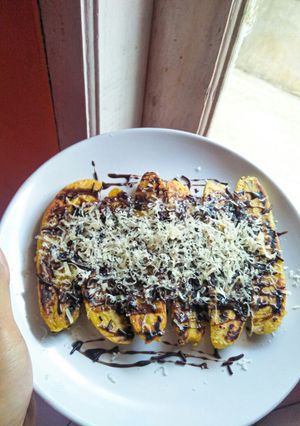 Foto resep Pisang Panggang Coklat Keju