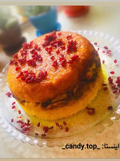 عکسی از دستور ته چین مرغ و بادمجان