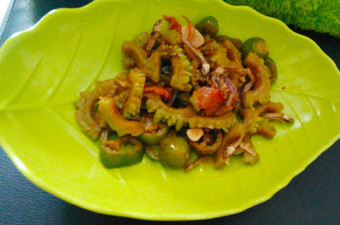 Resep Tumis pare teri pedas, Enak