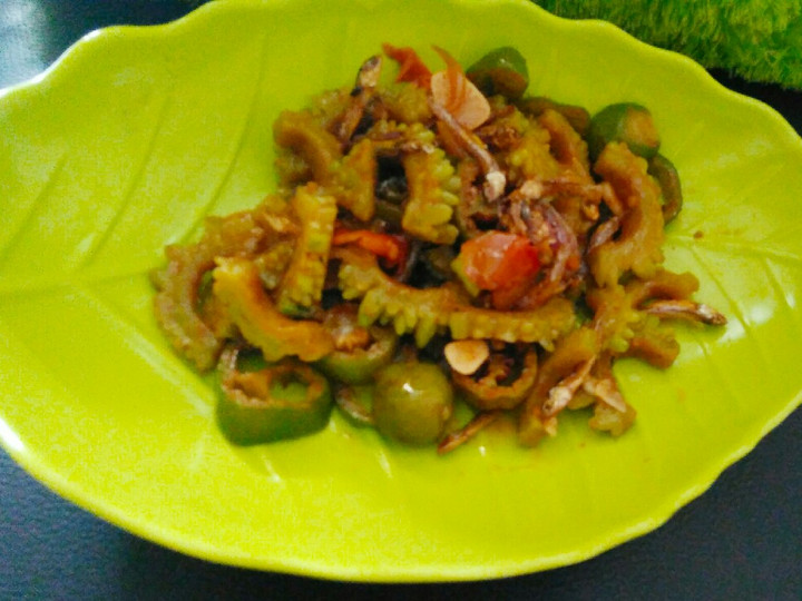 Resep Tumis pare teri pedas, Enak