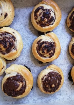 Étcsokis leveles csiga recept fotója