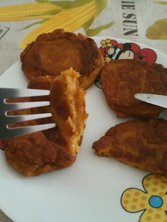 Una foto de Hamburguesa vegana de zanahoria y champiñones