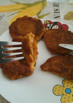 Una foto de Hamburguesa vegana de zanahoria y champiñones