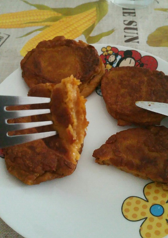 Una foto de Hamburguesa vegana de zanahoria y champiñones