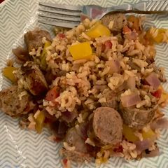 A picture of Sausage and Rice Casserole.