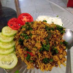 A picture of Masoor pulao.