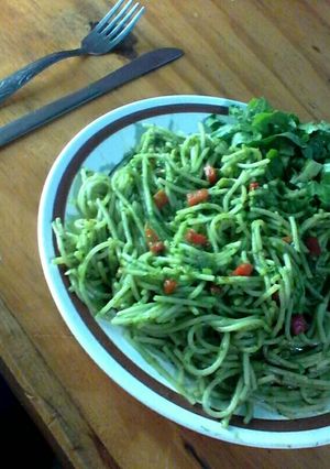 Una foto de Pasta vegetariana