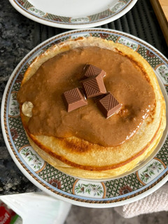 Una foto de Tortitas con crema de Lotus 🥞