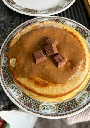 Una foto de Tortitas con crema de Lotus 🥞