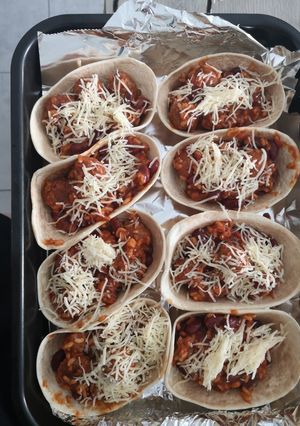 Une photo de Barquitas chili con carne