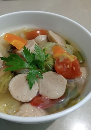 Foto resep Sayur Sop Baso