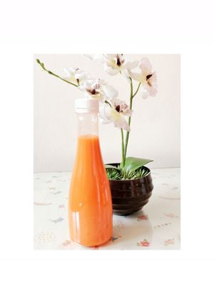 Foto resep Made with Slow Juicer - Carrot, Ginger, Orange