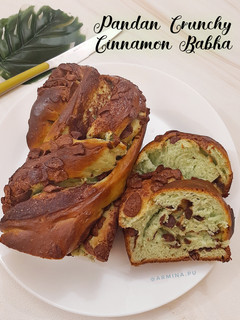 Foto resep Pandan Crunchy Cinnamon Babka