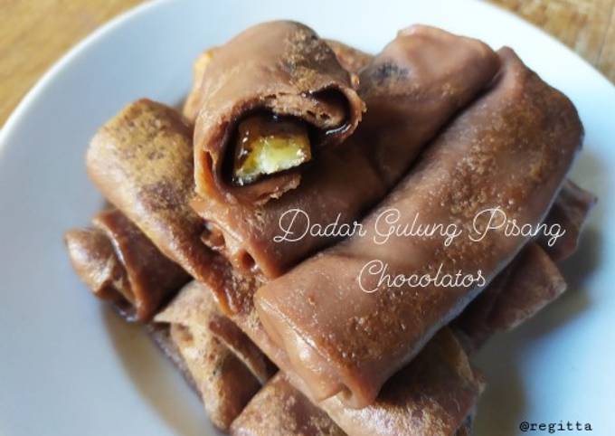 Easiest Way to Make Yummy Dadar Gulung Pisang Chocolatos