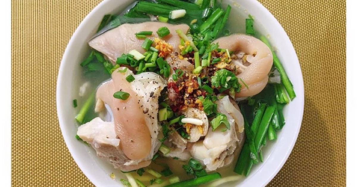 Cách Làm Món Mì, hủ tiếu giò heo của Vương Châu Giai Kỳ - Cookpad