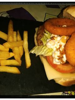 Una foto de Burguer suprema