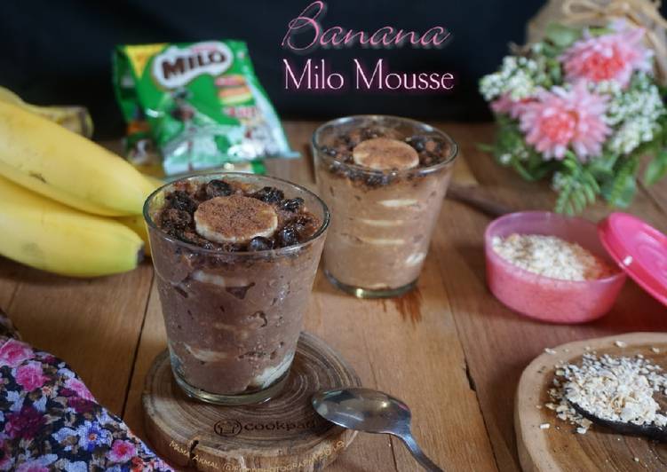 Resep Banana Milo Mousse Yang Renyah