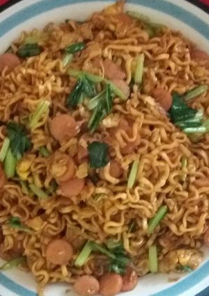 Foto resep Mie goreng sosis
