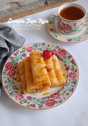 Foto resep Lumpia Tape Keju Saus Karamel