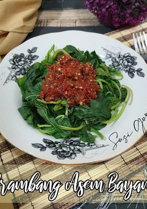 Foto resep Brambang Asem Bayam