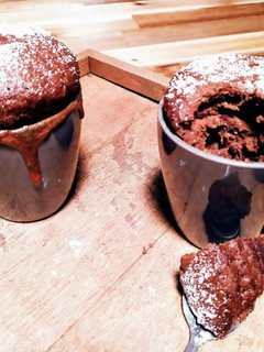 Une photo de Mug cake au chocolat IG Bas