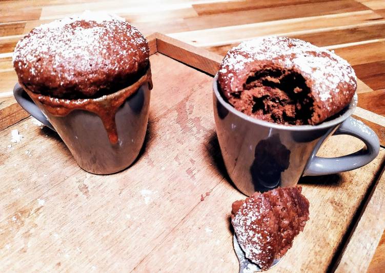 Mug cake au chocolat IG Bas