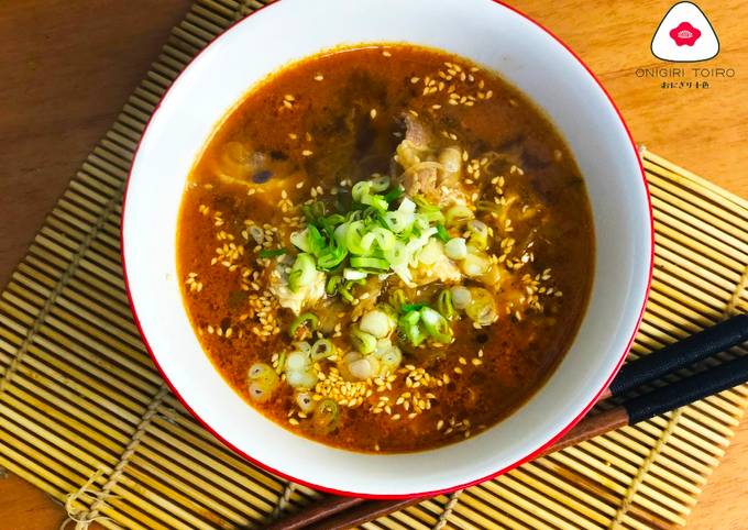 Resep Sup Daging Korea 韓国風牛カルビスープ Korean Beef Rib Soup yang Menggugah Selera