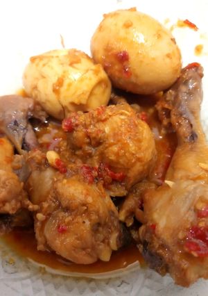 Foto resep Rica-rica ayam telur